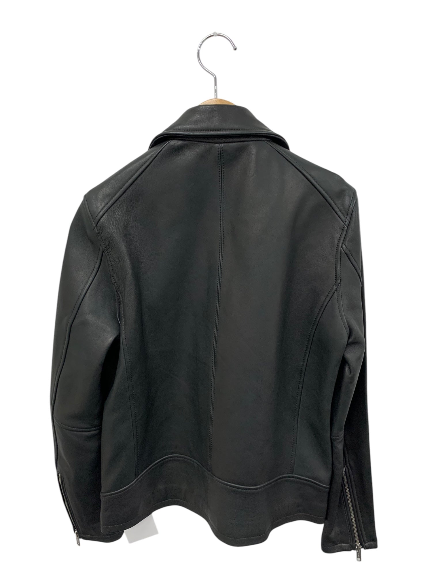 ハレ HA030007AD S ブラック ダブルライダースジャケット 羊革 | 中古