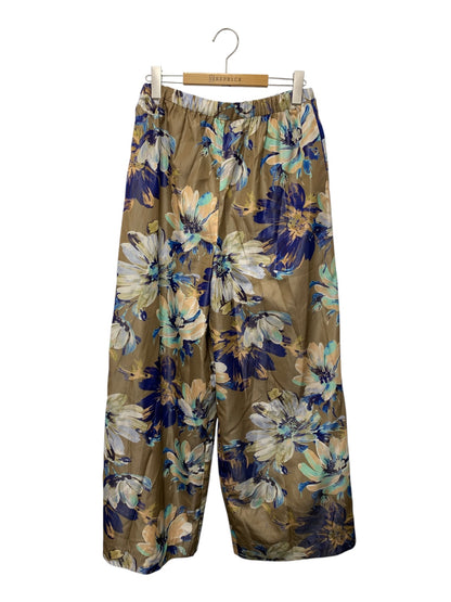 エブール 3710600520 ワイドパンツ 36 ベージュ フラワー ITRJV6KV4PUA