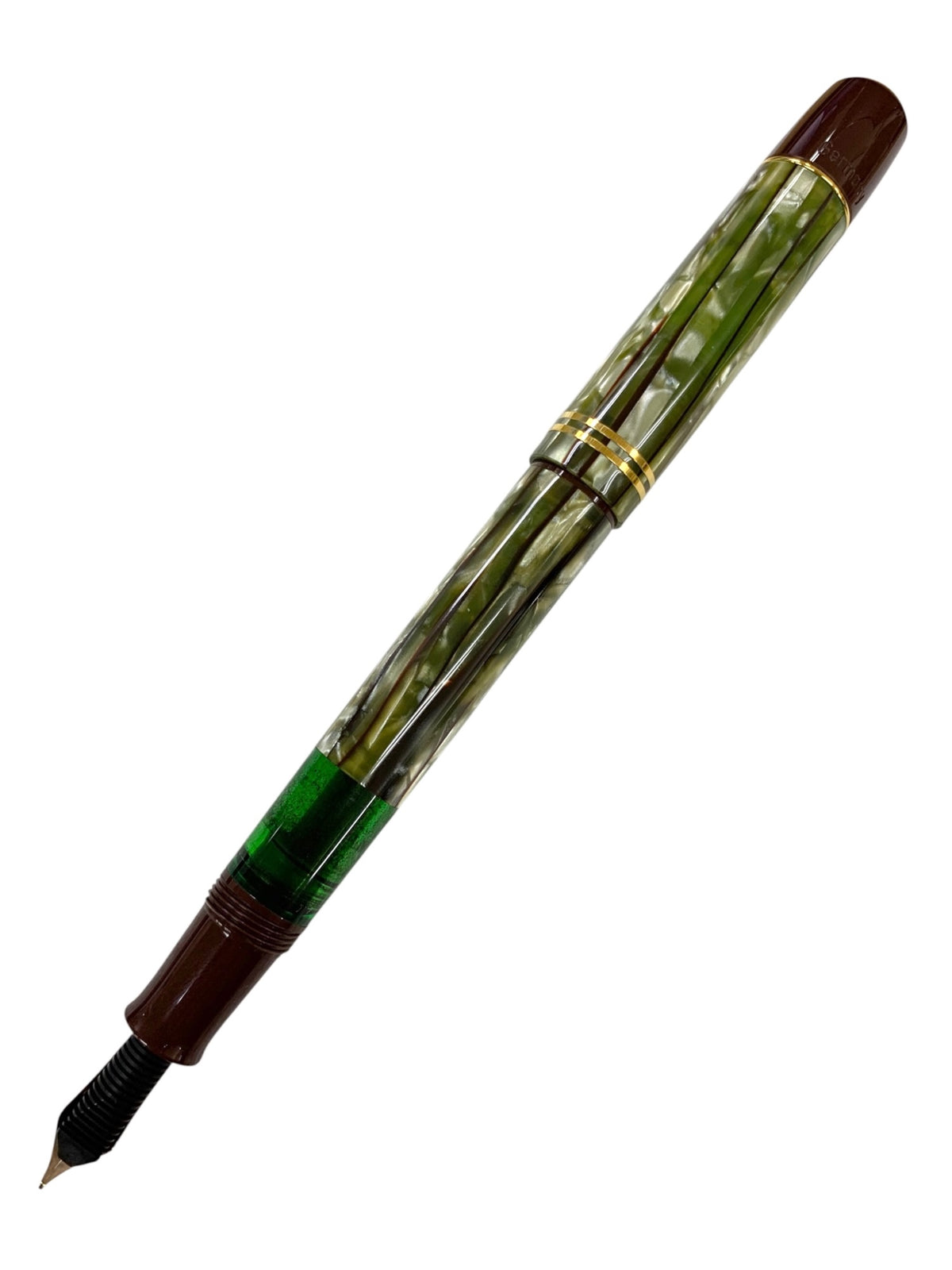 ペリカン M400用 ペン先ユニット F 14C M101N トータスシェルブラウン 本体付 現状品 IT3MGGSBMKNK