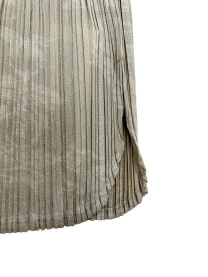 プリーツプリーズイッセイミヤケ PP41-JK721 ノースリーブカットソー 3 ゴールド ボトルネック IT6P9LNRPHUV 【SALE】