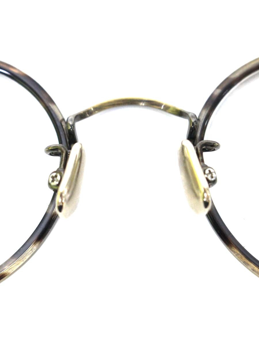 掌（タナゴコロ） POKER FACE別注モデル PTG-15 BR メガネ ブラウン コンビフレーム フルリム ボストン IT8QWPP8K9QK