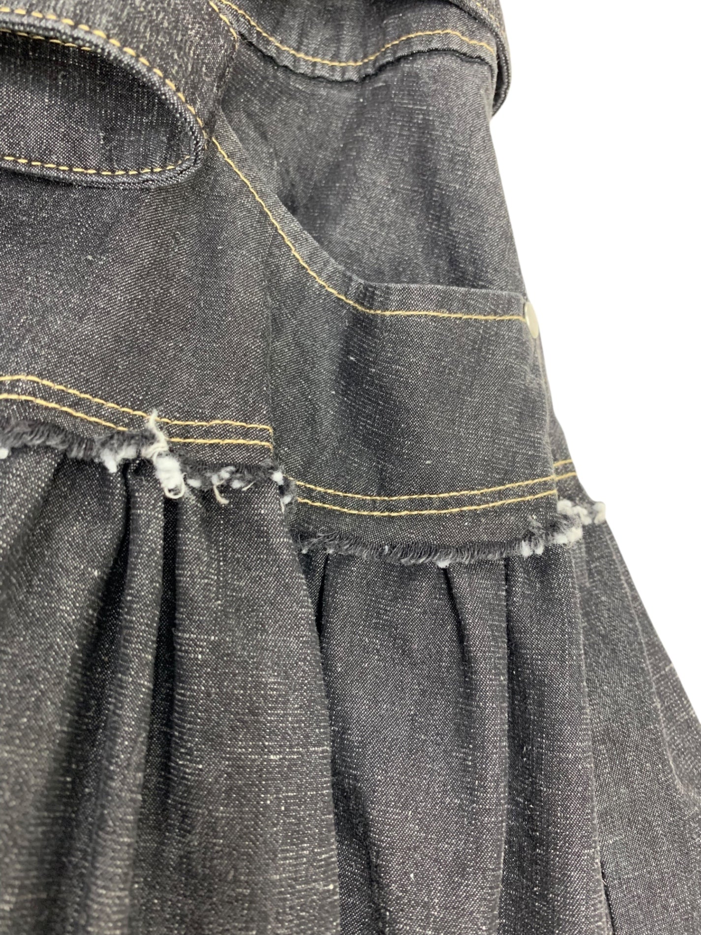 エムズグレイシーのデニムジャンパースカート 新品エムズグレイシー2025秋カタログ掲載 デニム調ジャンパー