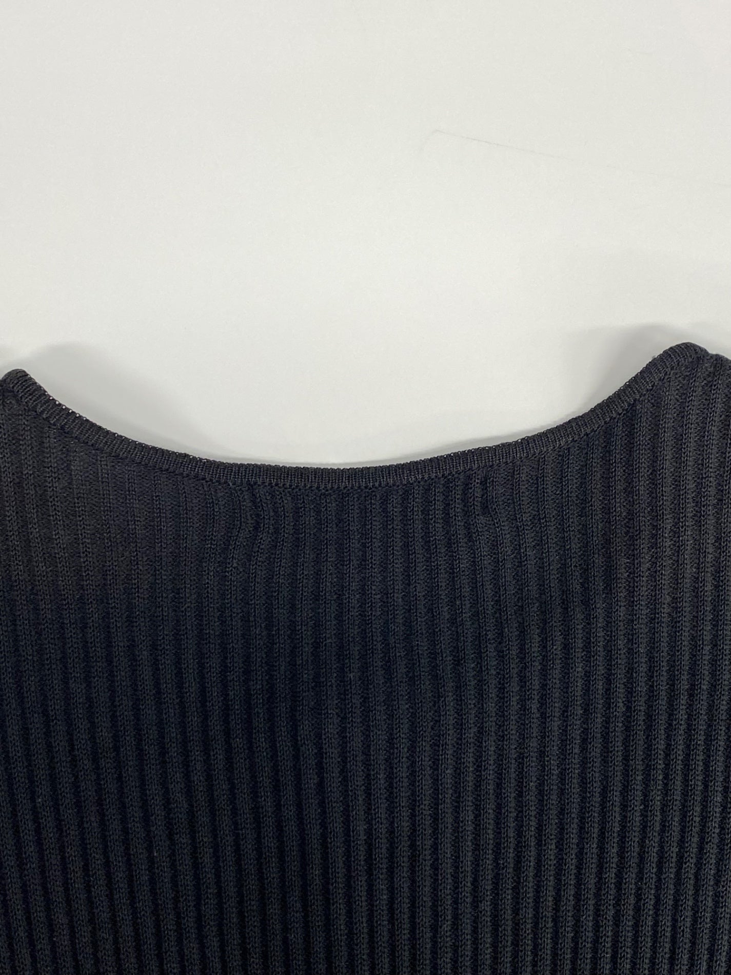 エムズグレイシー 328107 カーディガン 40 ブラック ニット ジップアップ リボン ITGMZAPDP9U8