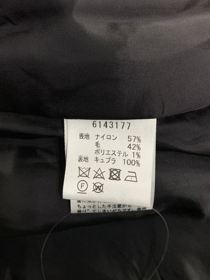 ルネ 6143177 36 ブラック TISSUE ノーカラー ツイード コート ITAG1EOGM820