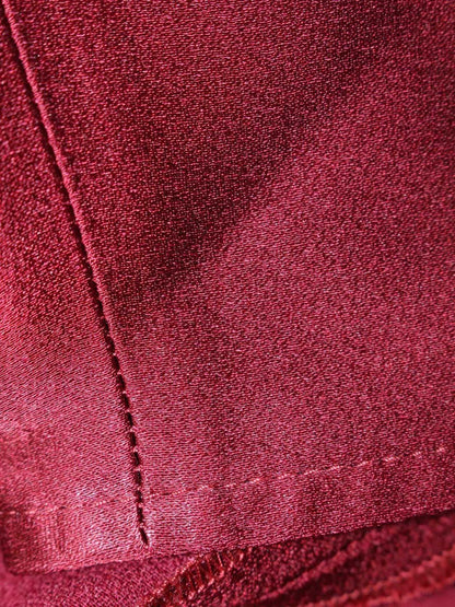 ヴィクトリアベッカム A24WDR005960B ワンピース 38 レッド Vネック タイト ITLNPZO1MXAF