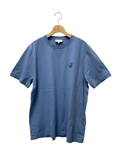 メゾンキツネ フォックスヘッド コンフォート Tシャツ MM00127KJ0118 S ブルー ITD6BI0XASPW