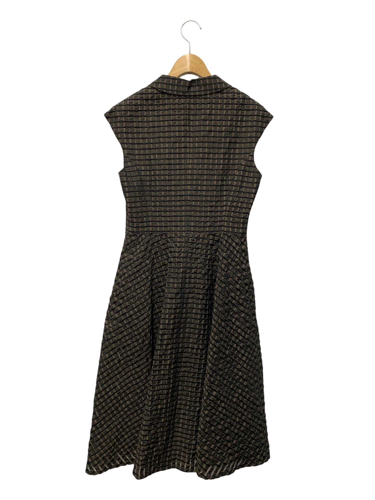 ルネ パールボタンジャガード ワンピース 6236140 36 ブラウン ITE6WTNLT38W