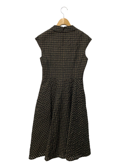 ルネ パールボタンジャガード ワンピース 6236140 36 ブラウン ITE6WTNLT38W