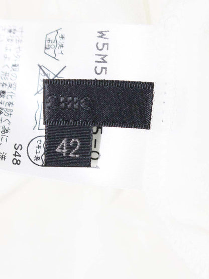 トゥービーシック W5M53-325-01 チュニック 42 ホワイト レース ITZHJQRO6LG0 【SALE】