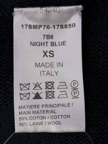 クロエ 17SMP76-17S850 カーディガン XS ネイビー タッセル ITS9UVGZI4FM