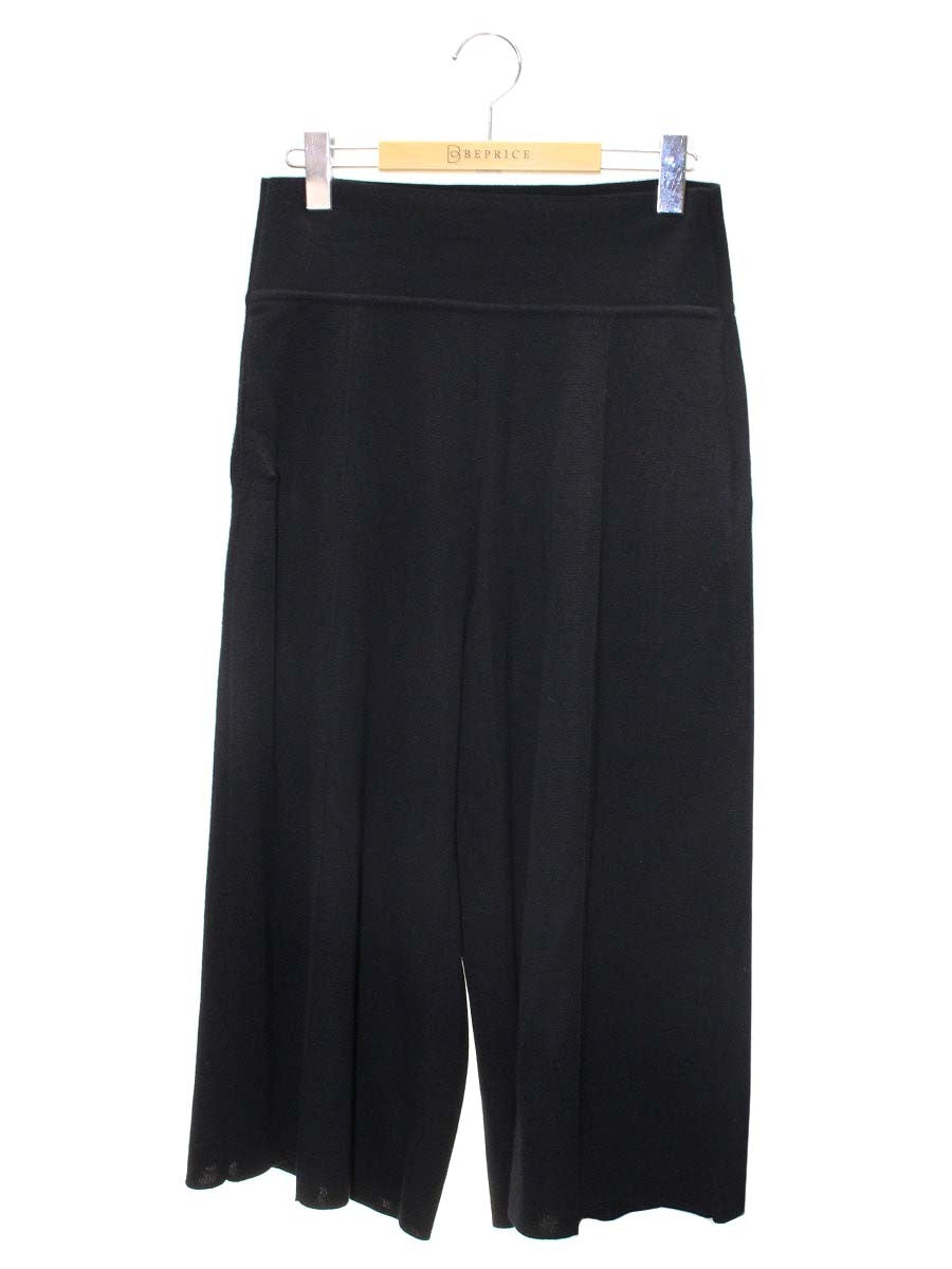 フォクシーニューヨーク collection 37454 ワイドパンツ 40 ブラック ウール ITM6KUAI6FG8