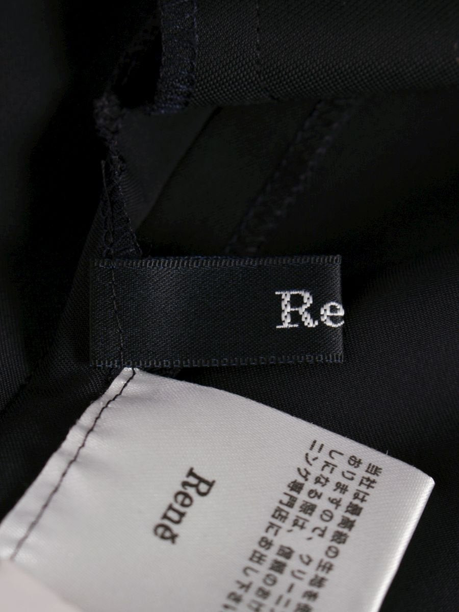 ルネ 5224090 スカート 36 ネイビー フレア IT90ZQTDFGGP