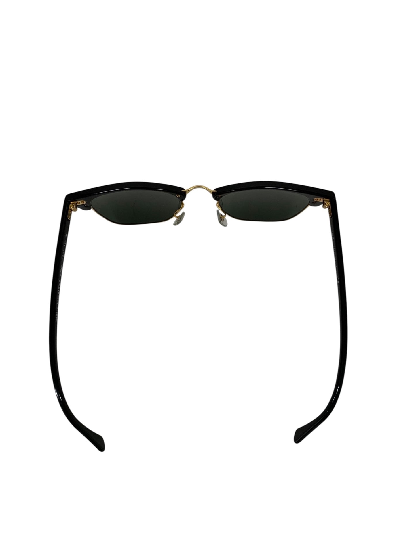 レイバン クラブマスター RB3016 サングラス ブラック コンビ ウェリントンフレーム IT1ELHCZ2MR6