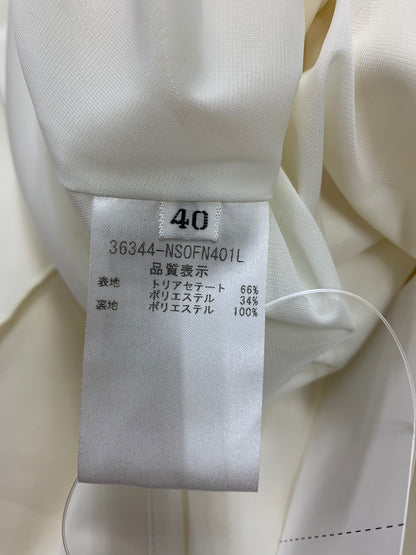 フォクシーニューヨーク Barron 36344 ワンピース 40 ホワイト フレア ITLL59LVR6VA