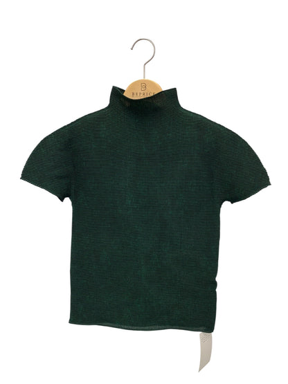 ミーイッセイミヤケ MI33FK205 プルオーバー グリーン ボトルネック ワッフルプリーツ ボトルネック ITMFLXHJ3H20 【SALE】