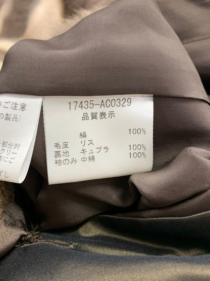 フォクシーブティック 17435 コート F ブラウン ファーライナー付き ITAIIT8VZE1C