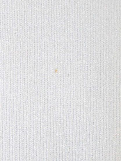 ルネ 6712070 ニット 36 ブルー 袖リボン ロゴ スクエアネック ITCVH0U2MRL4