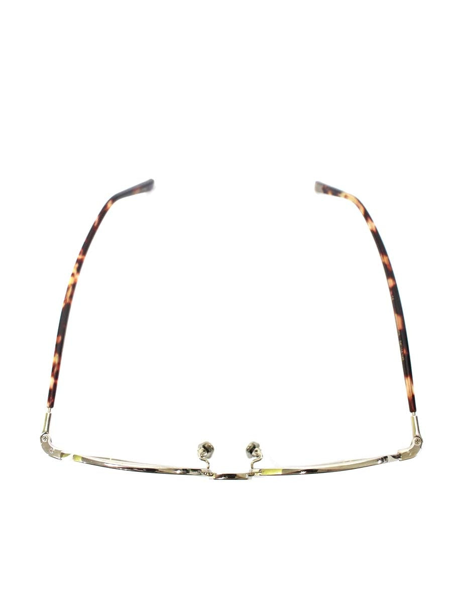 ブラン B0019 メガネ シルバー/ブラウン コンビフレーム フルリム ヘキサゴン IT18QOIMHYQC