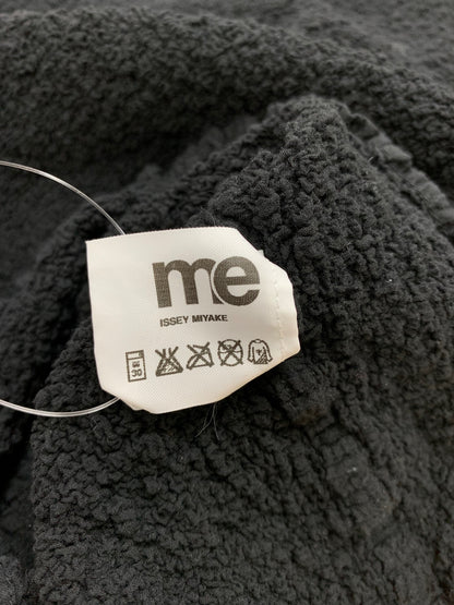 ミーイッセイミヤケ Wrinkled high neck short sleeve cut and sew knit MI34FM007 プルオーバー ブラック カリフラワー ITEY4NMMT47I 【SALE】