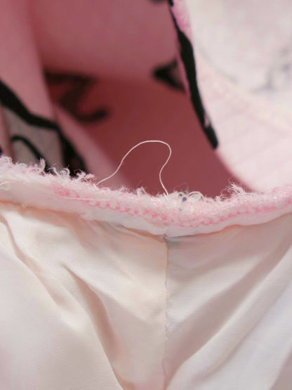 エムズグレイシー 521103 ワンピース 40 ピンク フラワー アイコンモチーフ IT6GFS1KISMU