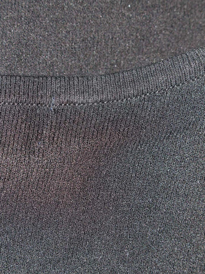 エムズグレイシー 528106 Tシャツ カットソー 38 ブラック パール ITFW1NI664GG