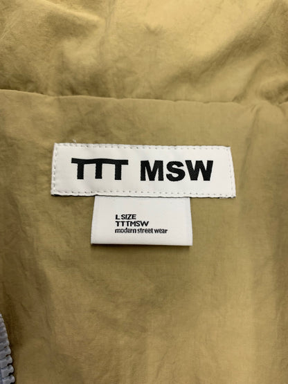 ティー Puff vest TTT-2024-JK11 パフベスト 中綿 ロゴ L ライトブルー ITFRQSSJJB7K