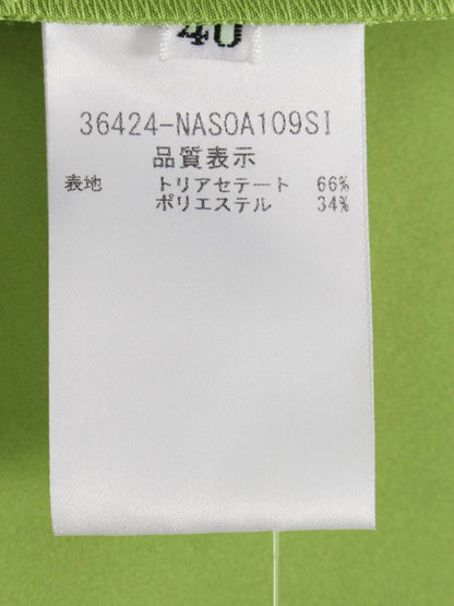 フォクシーニューヨーク イリプスフレアー 36424 スカート 40 グリーン 2020年増産品 ITD49I7B079A