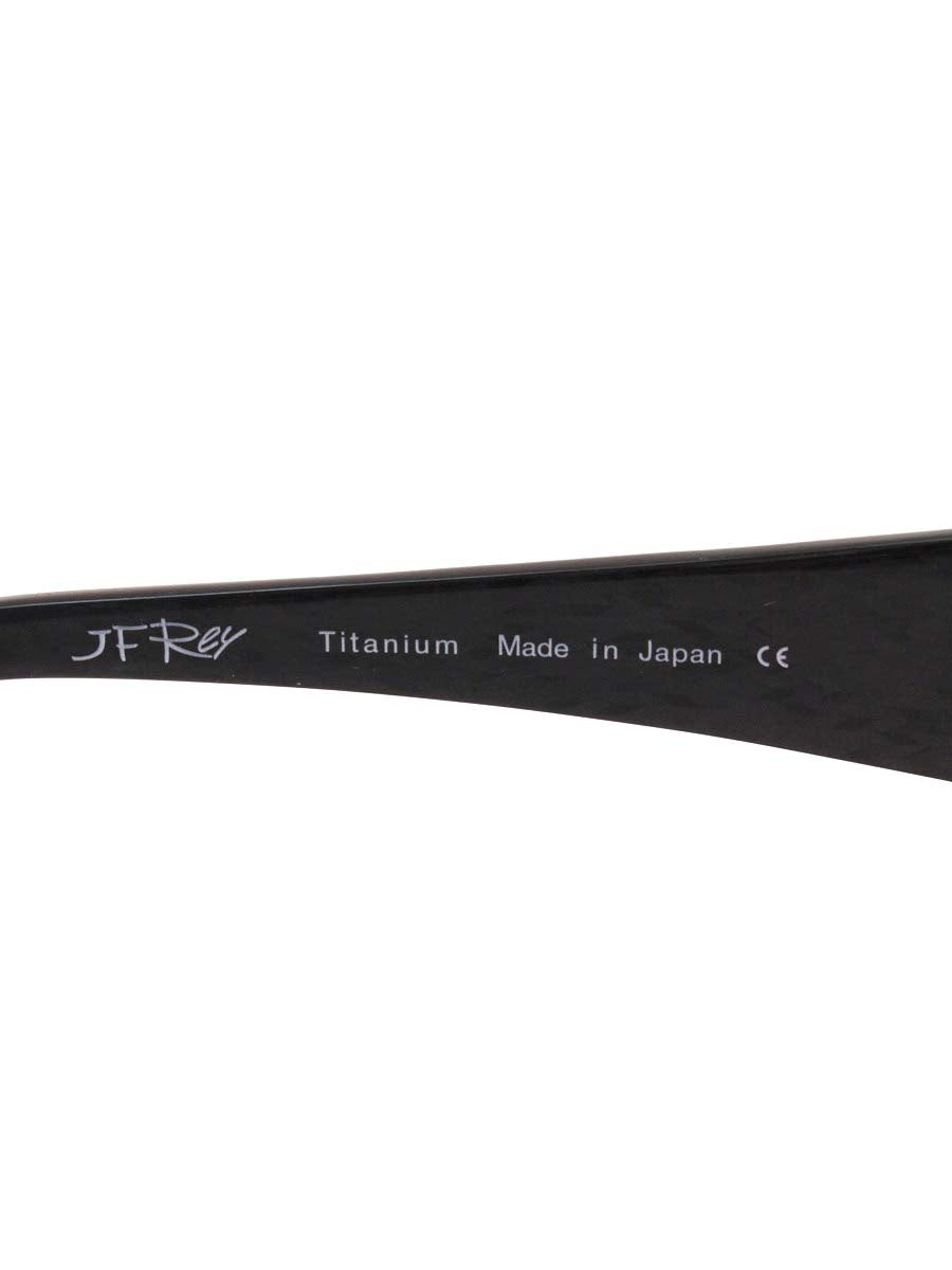 ジェイエフレイ JF2206 メガネ レッド 変形スクエア メタルフレーム Titanium IT16FNM5KUA3