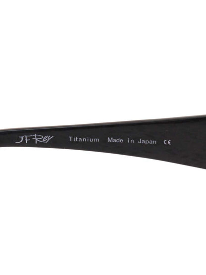 ジェイエフレイ JF2206 メガネ レッド 変形スクエア メタルフレーム Titanium IT16FNM5KUA3