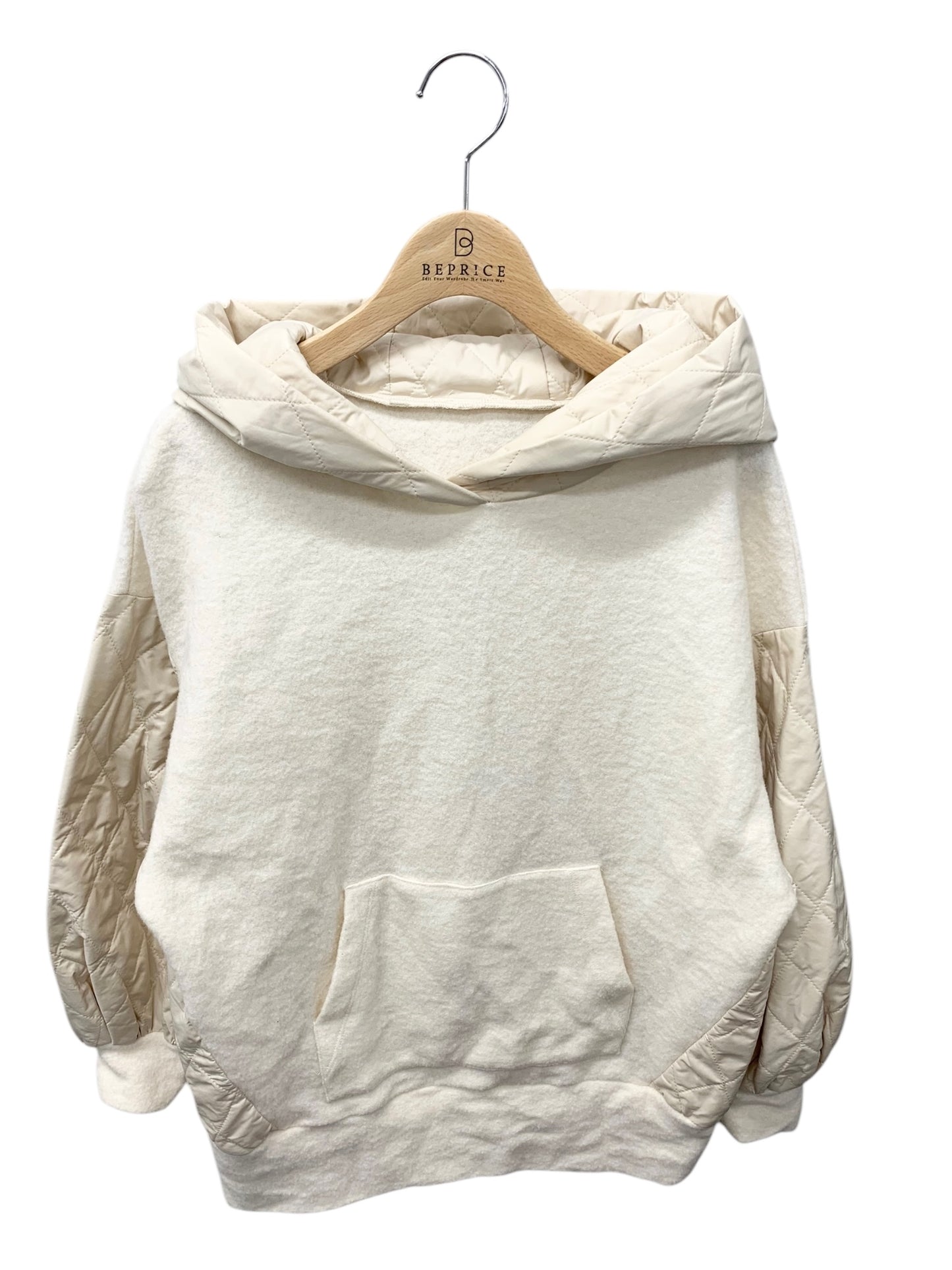 ダイアグラム ジャージオーバートップ 0322442033 パーカー 36 アイボリー キルティング IT7KJ7TX5HW3