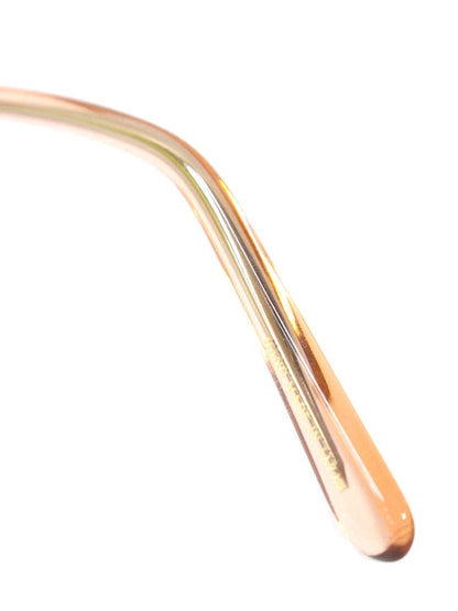 金子眼鏡 CELLULOID KC-15 メガネ ブラウン/ピンクブラウン セルフレーム フルリム スクエアシェイプ ITK6TYCS96YO