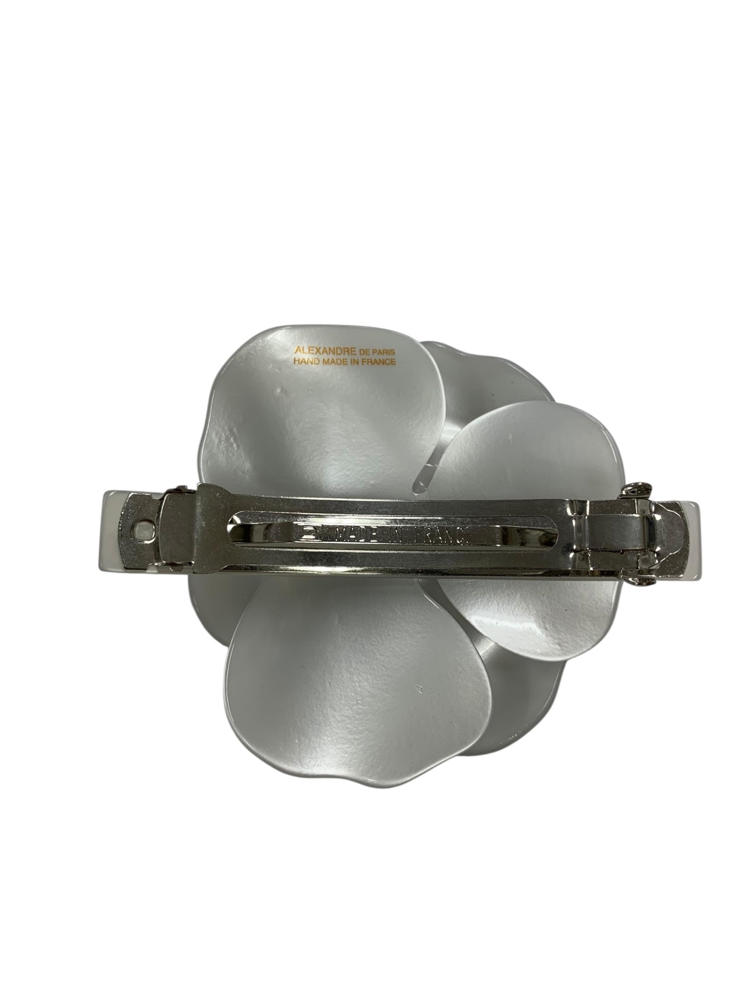 アレクサンドルドゥパリ バレッタ グレー フラワー ラインストーン ITCIGZBCWCLC