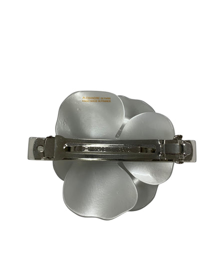 アレクサンドルドゥパリ バレッタ グレー フラワー ラインストーン ITCIGZBCWCLC