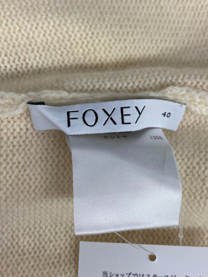 フォクシーブティック Bicolove 33767 40 アイボリー カシミヤ カーディガン ITGXXSDMK01C