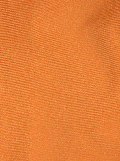 フォクシーニューヨーク ストレッチタフタ 24126 スカート 38 オレンジ IT0GNPT1CD0C