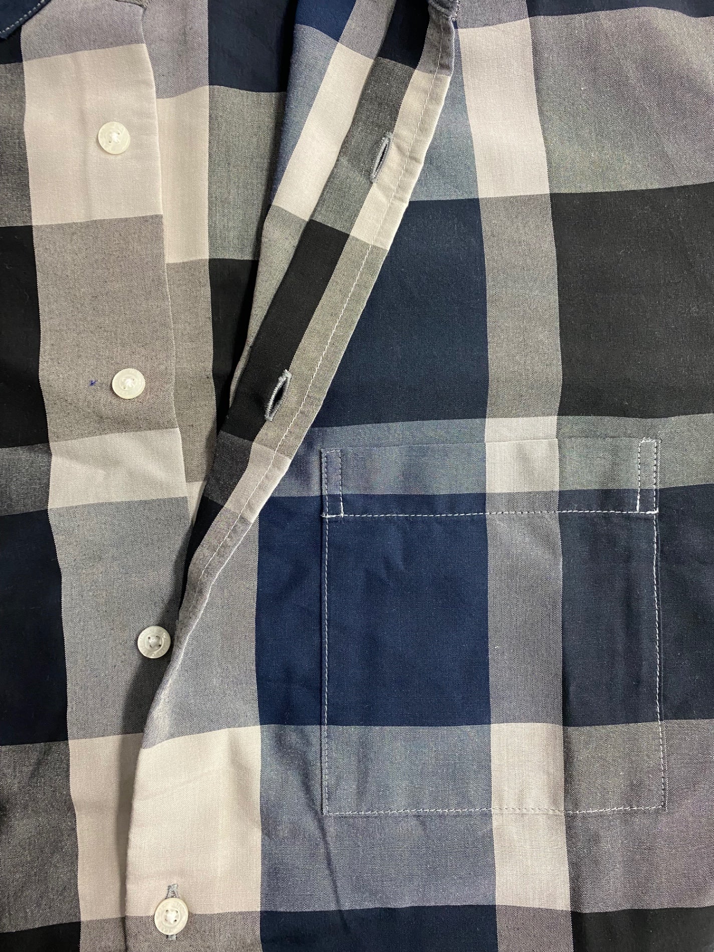 ブラックレーベルクレストブリッジ チェックシャツ 51M21-721-28 L