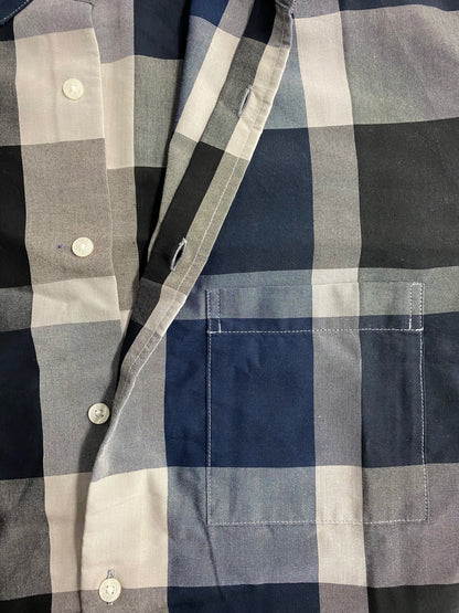 ブラックレーベルクレストブリッジ チェックシャツ 51M21-721-28 L ネイビー ITTG4NGTQ3KS
