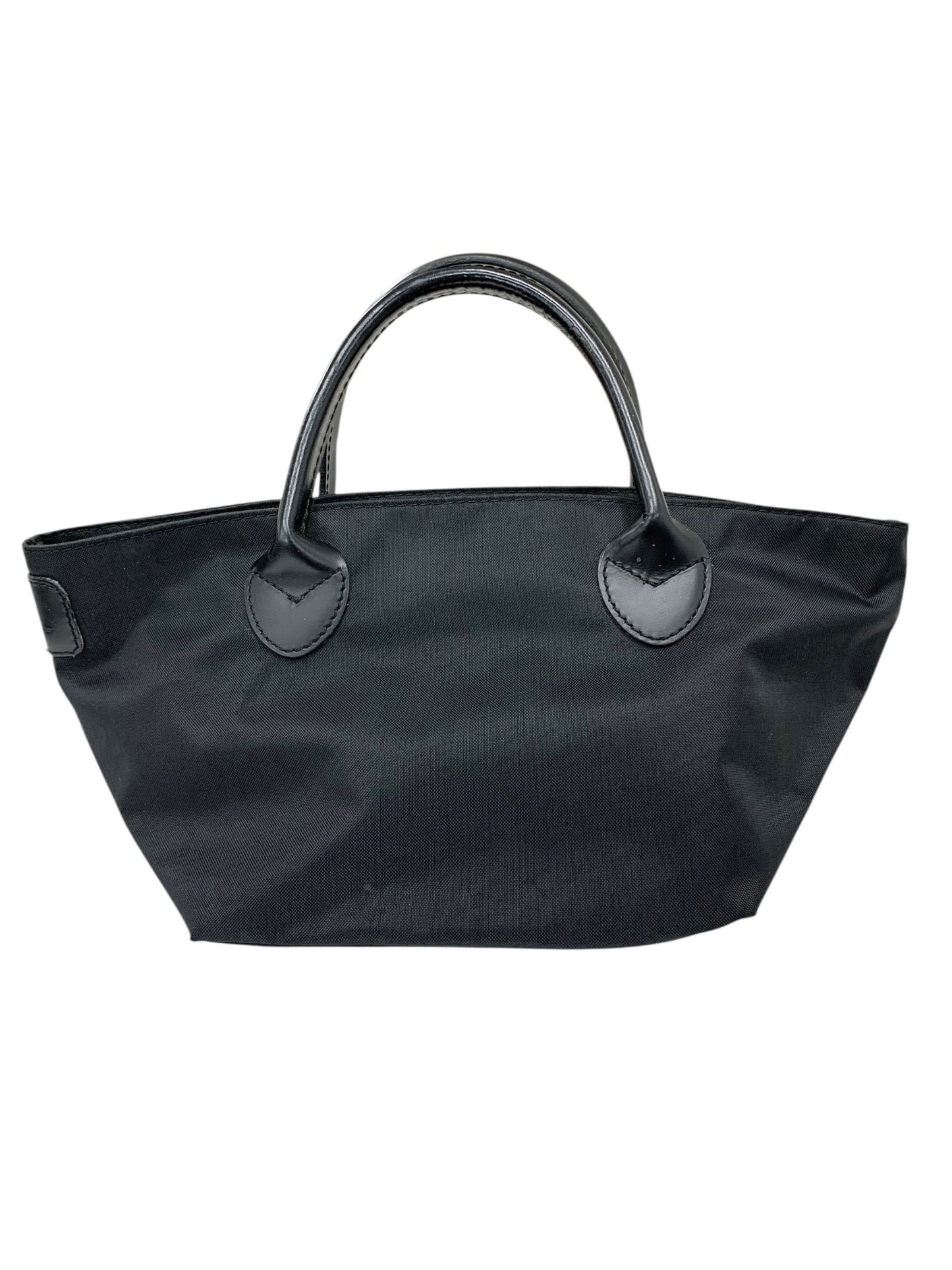 エルベシャプリエ トートバッグ ブラック 舟型 羊タグ スモール ITO8TW7T11B0