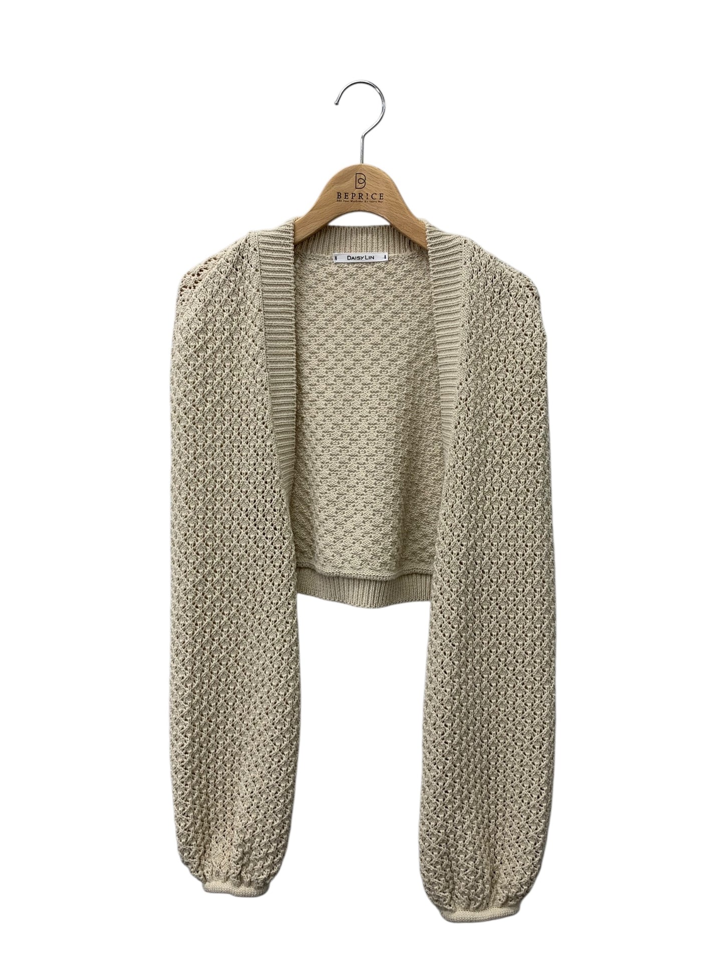 デイジーリン 06533 カーディガン F ベージュ デイジーマーガレット ITUN67VJKSOE