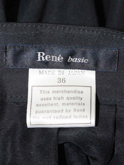 ルネ 5614030 スカート 36 ブラック リボン IT0IW783W1WU