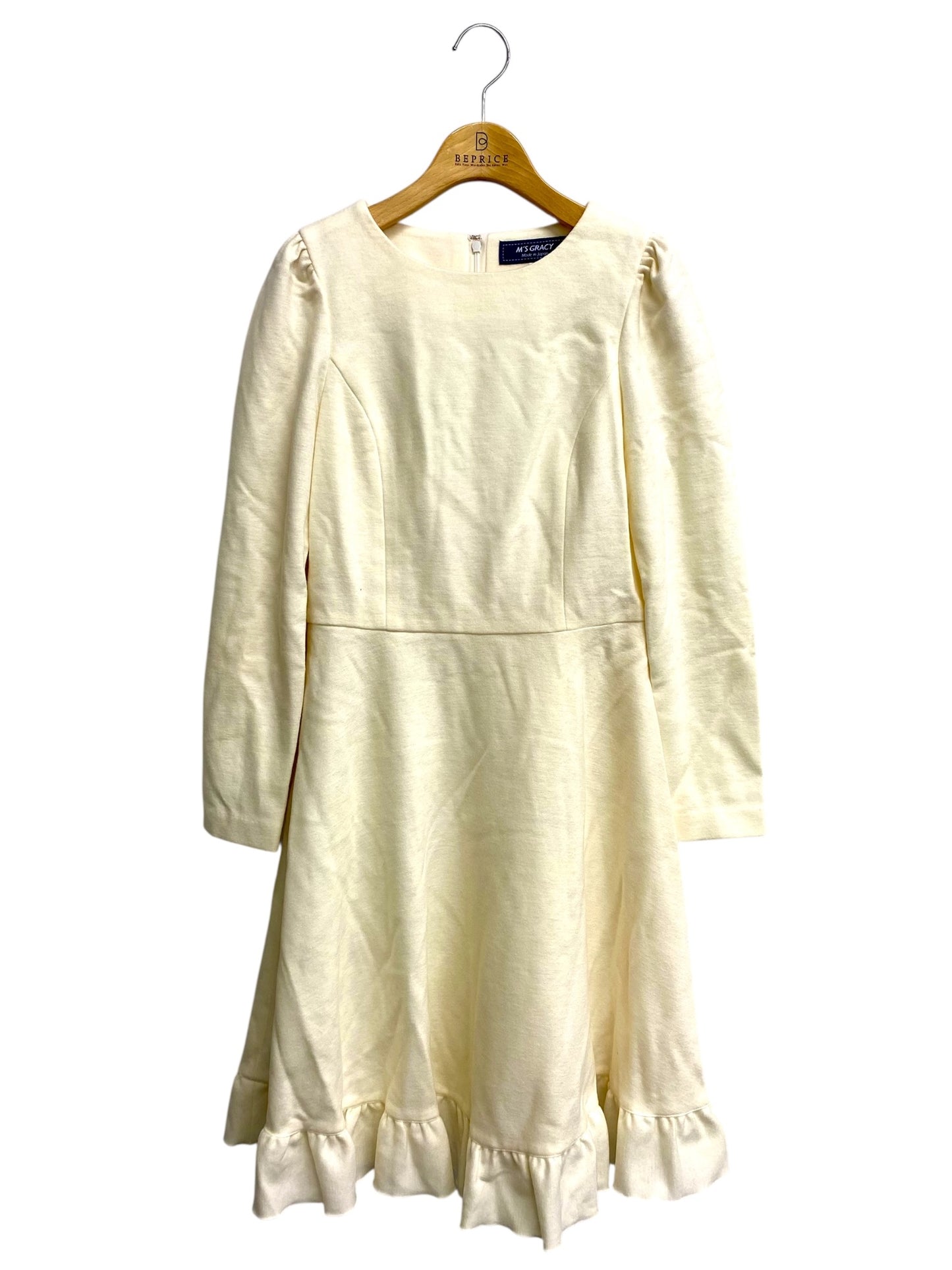 エムズグレイシー Milk White Dress 911563 ワンピース 38 ホワイト IT96K244JDT4 【SALE】