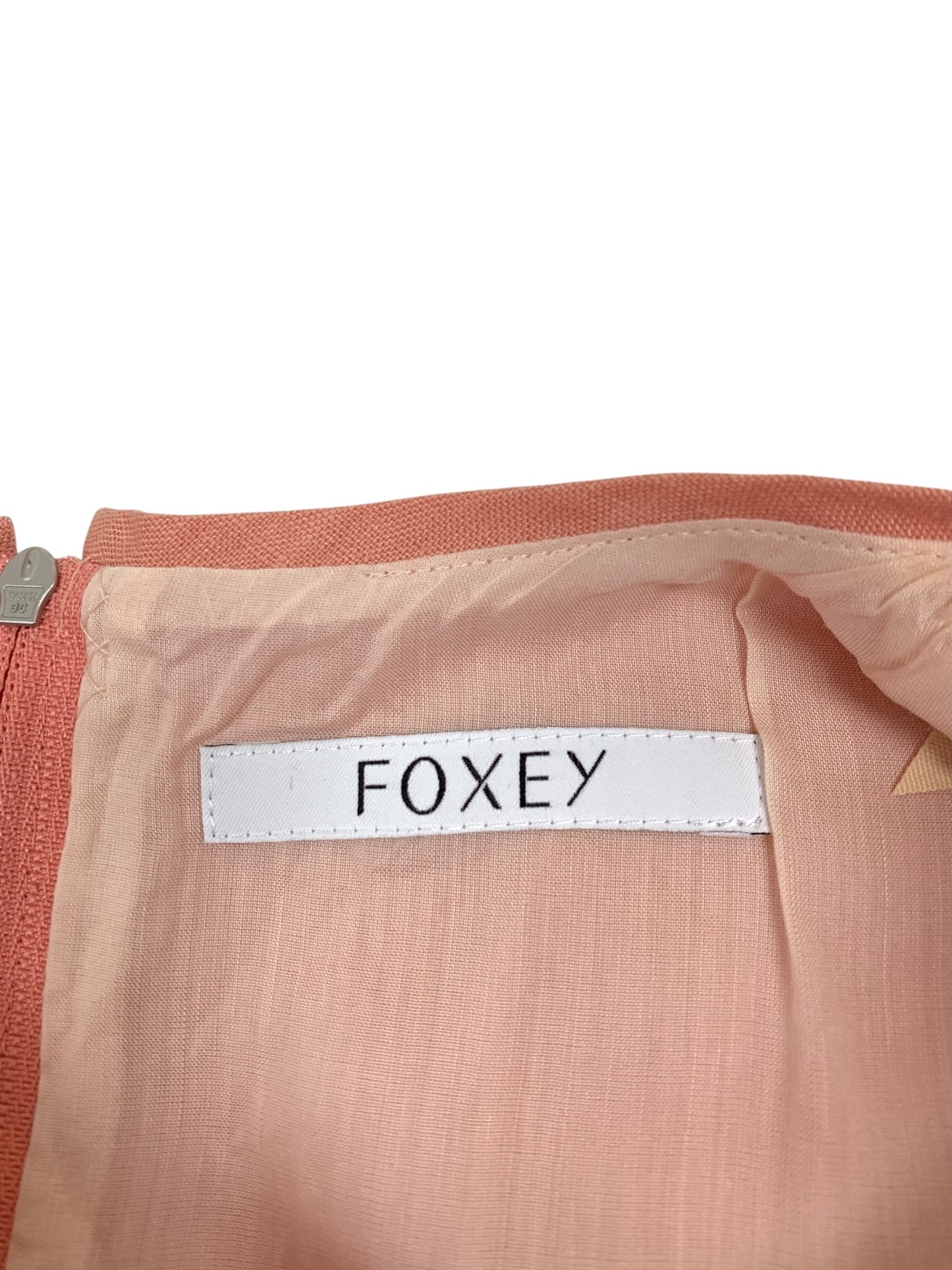 フォクシーブティック Dress Eze 42828 ワンピース 38 ピンク 麻 リネン ITMAEVZPQFVC