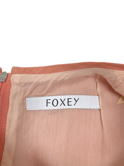 フォクシーブティック Dress Eze 42828 ワンピース 38 ピンク 麻 リネン ITMAEVZPQFVC