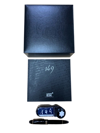 モンブラン 万年筆 マイスターシュテュック 149 ブラック F 18K IT8RQGZLAR9O