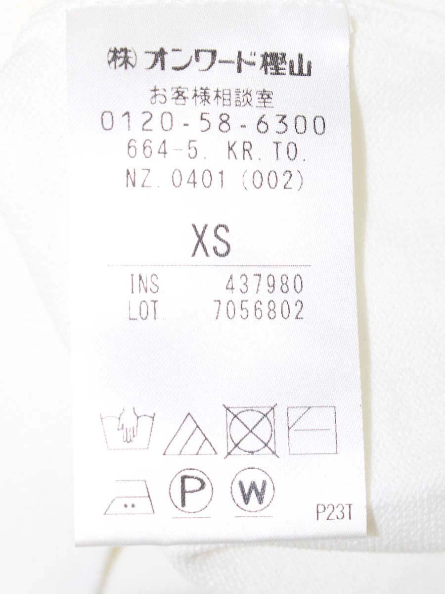 トッカ CHAMPS ELYSEES プルオーバー KRTONZ0401 カットソー XS ホワイト レース IT7PG596RM1X