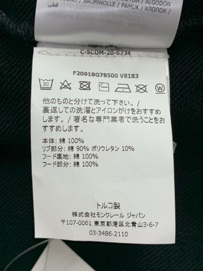 モンクレール MAGLIA CARDIGAN ZIP UP CARDIGAN F20918G78500 V8183 パーカー M ブラック スウェット フルジップアップ ITRHH30AHXRK