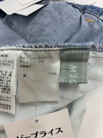 エムズグレイシー ボタニカルデニムパンツ 516312 36 ブルー 総柄 ITWV4R9BKGVK