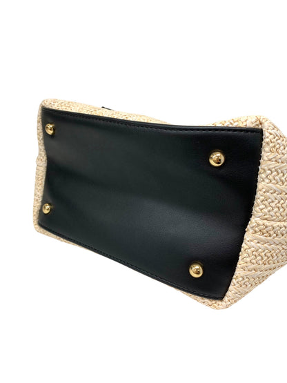 エムズグレイシー 大リボン付き雑材 594131 トートバッグ ベージュ ITK5U0OF7NY8