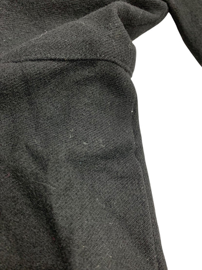 エムズグレイシー 229507 コート 38 ブラック ウール フリル ITPZB8E0PPRK 【SALE】