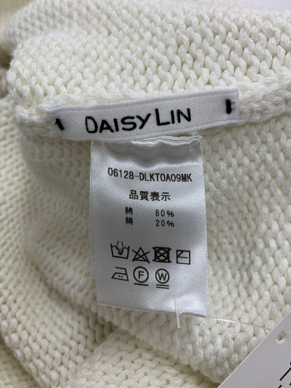 デイジーリン Cotton Silk ミスリンお気に入りセーター 06128 ニット セーター F ホワイト IT45ZWDTF604